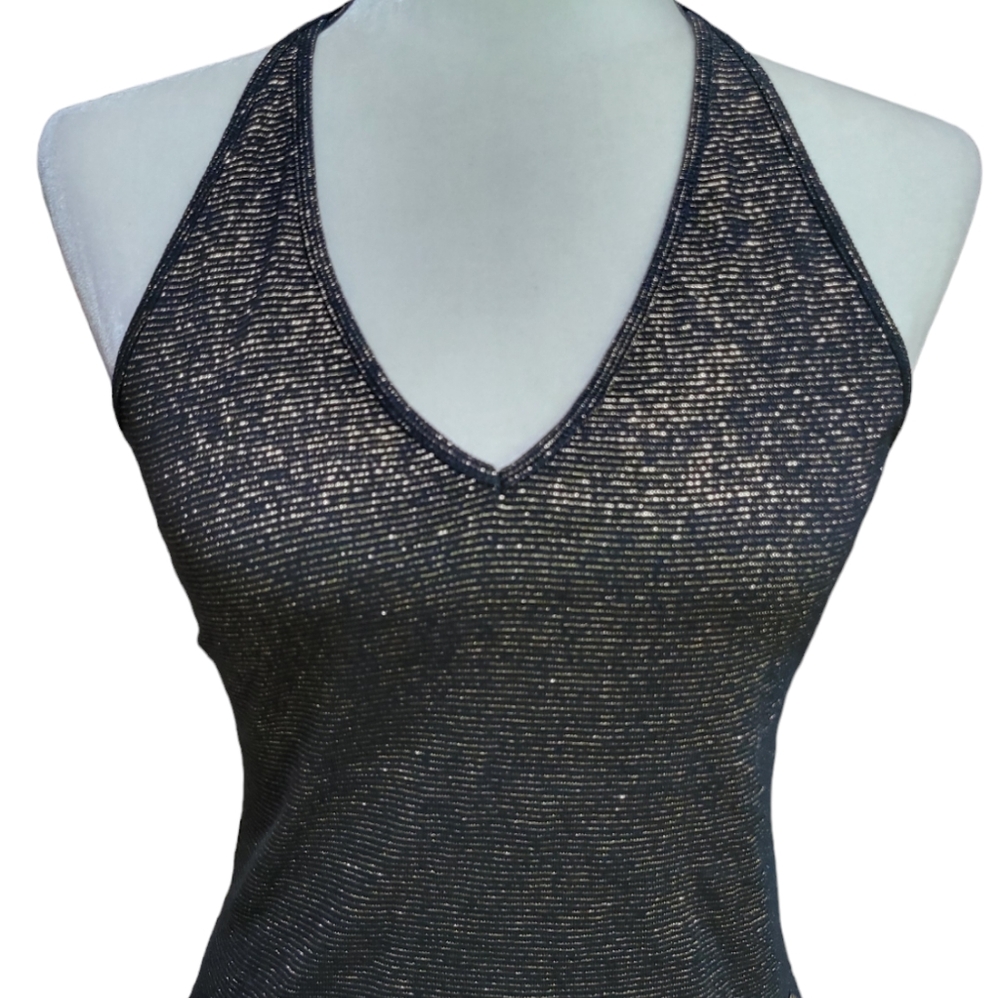 RAPSODIA SEXY SHIMMER HALTER TOP